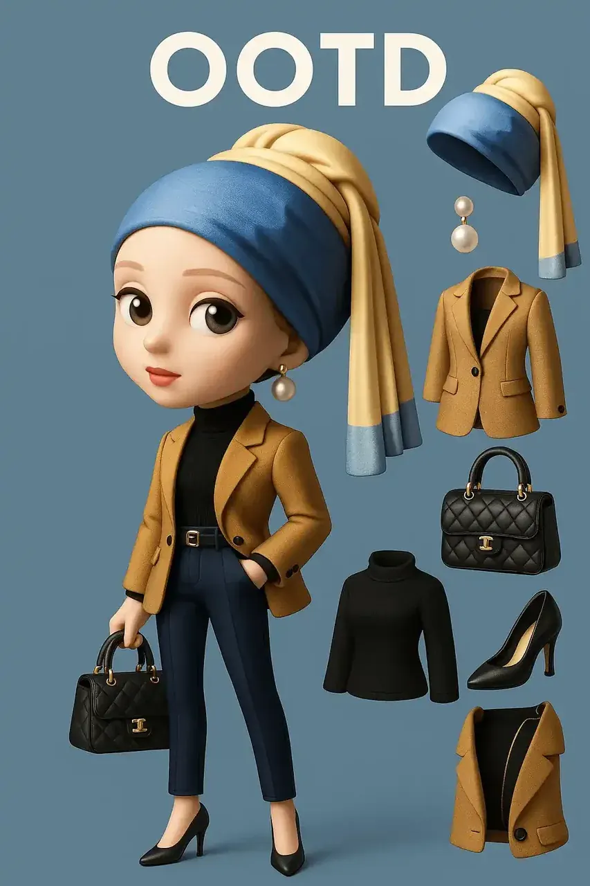 Chibi OOTD — chibi art sample