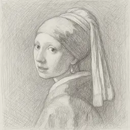 Pencil Sketch — chibi art sample