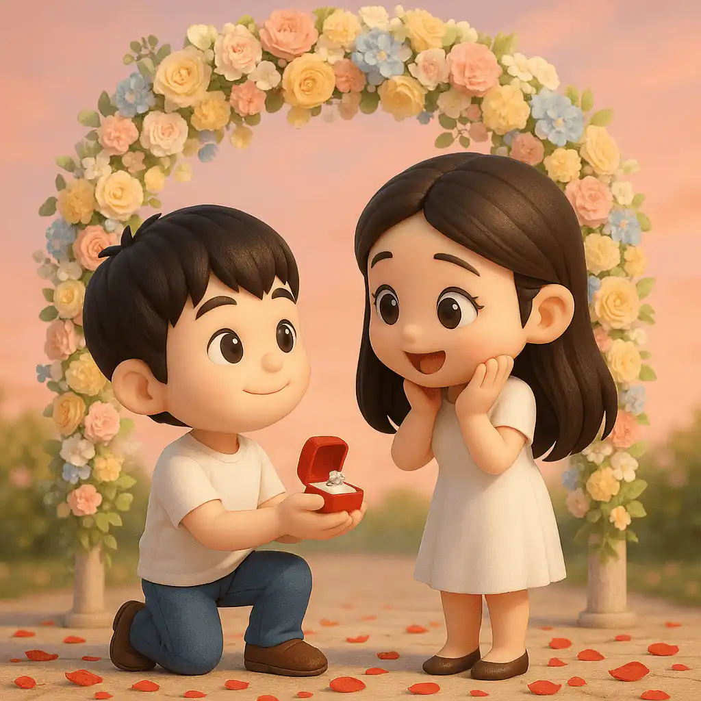 Chibi Proposal — chibi art sample