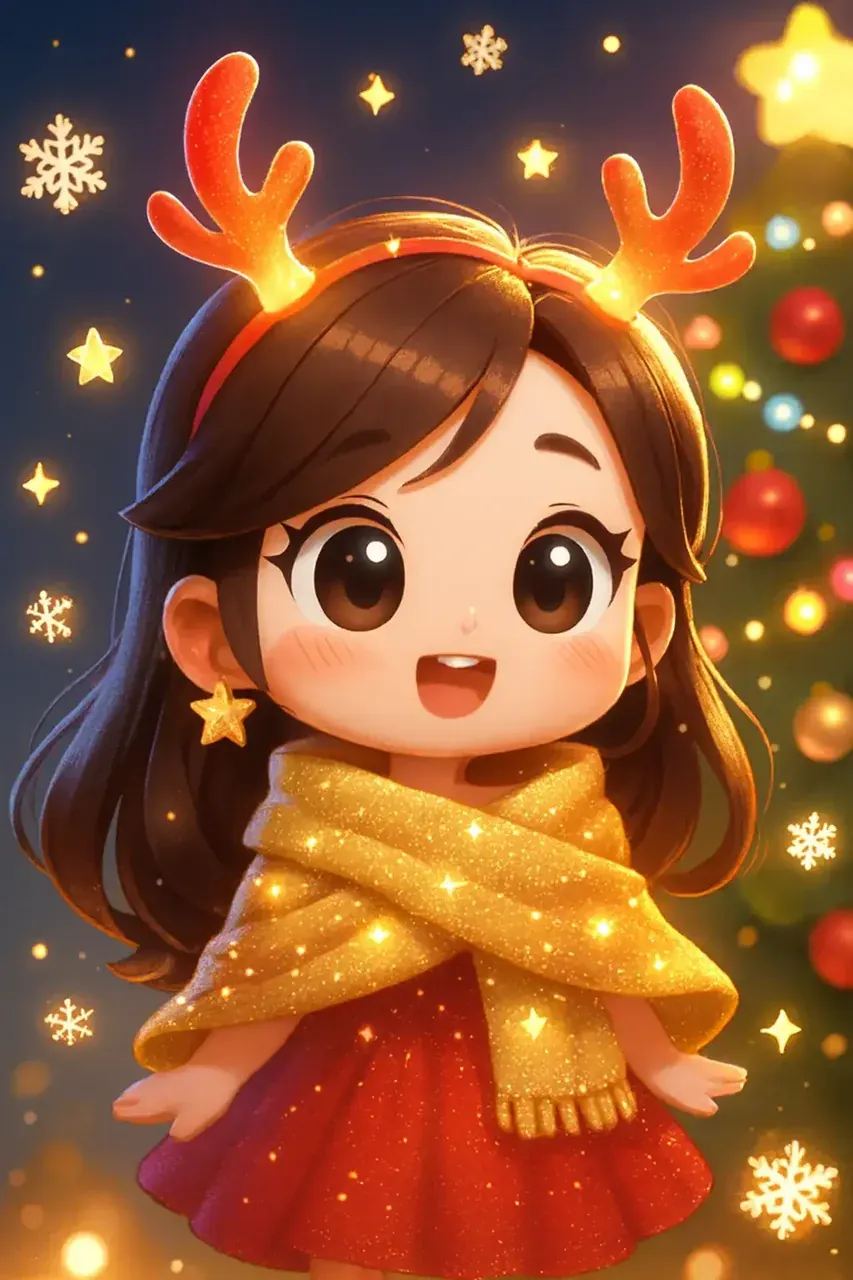 Xmas Chibi 2D: 0 — chibi art sample