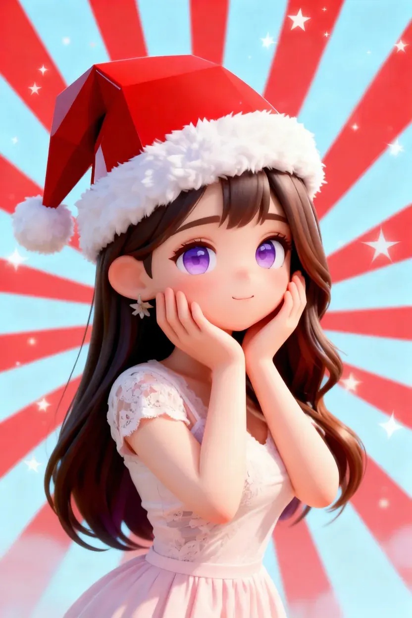 Xmas Chibi 3D: 1 — chibi art sample