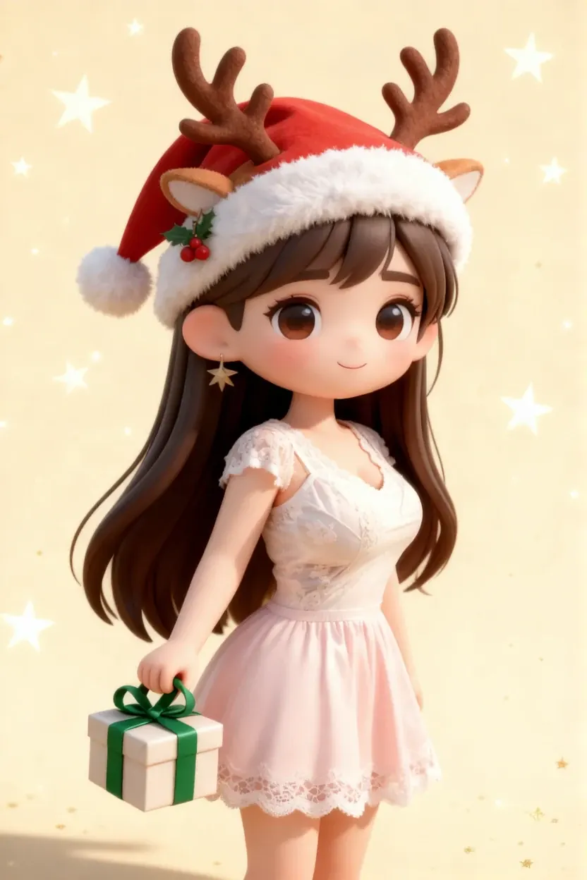 Xmas Chibi 3D: 5 — chibi art sample