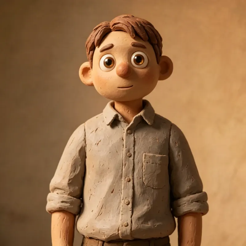 Claymation Character — chibi art sample
