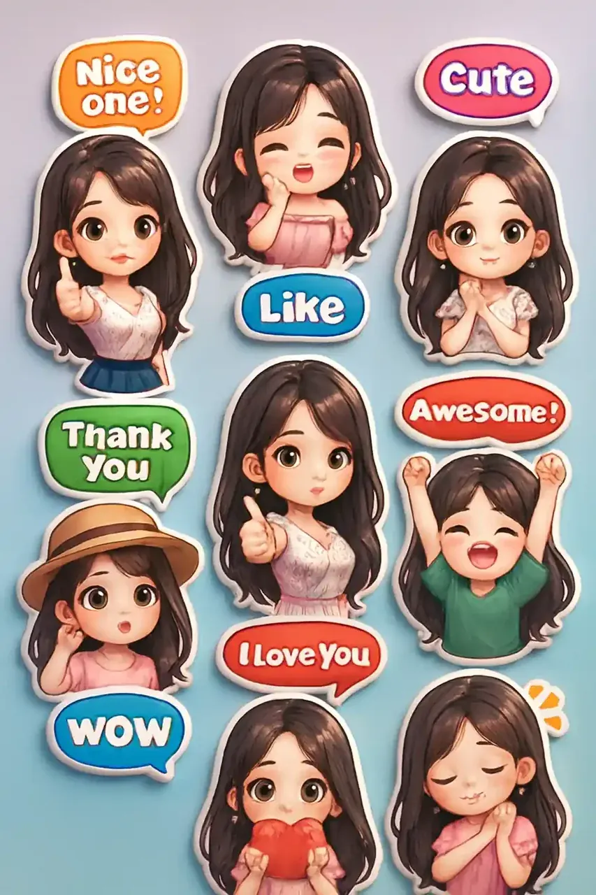 3D chibi art examples