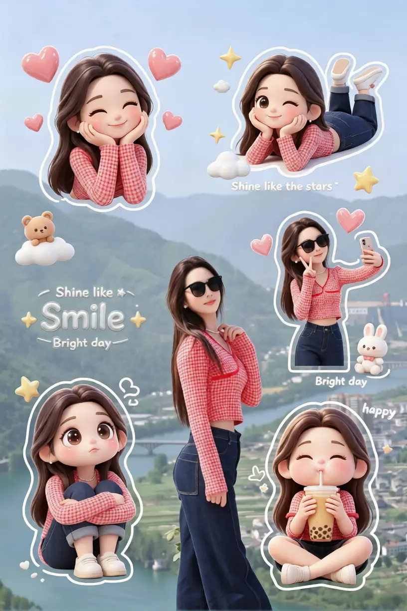 Chibi Clone Photo 3D — chibi art sample