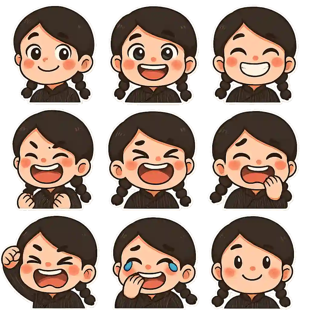 Emoji Collection: Set 2 — chibi art sample