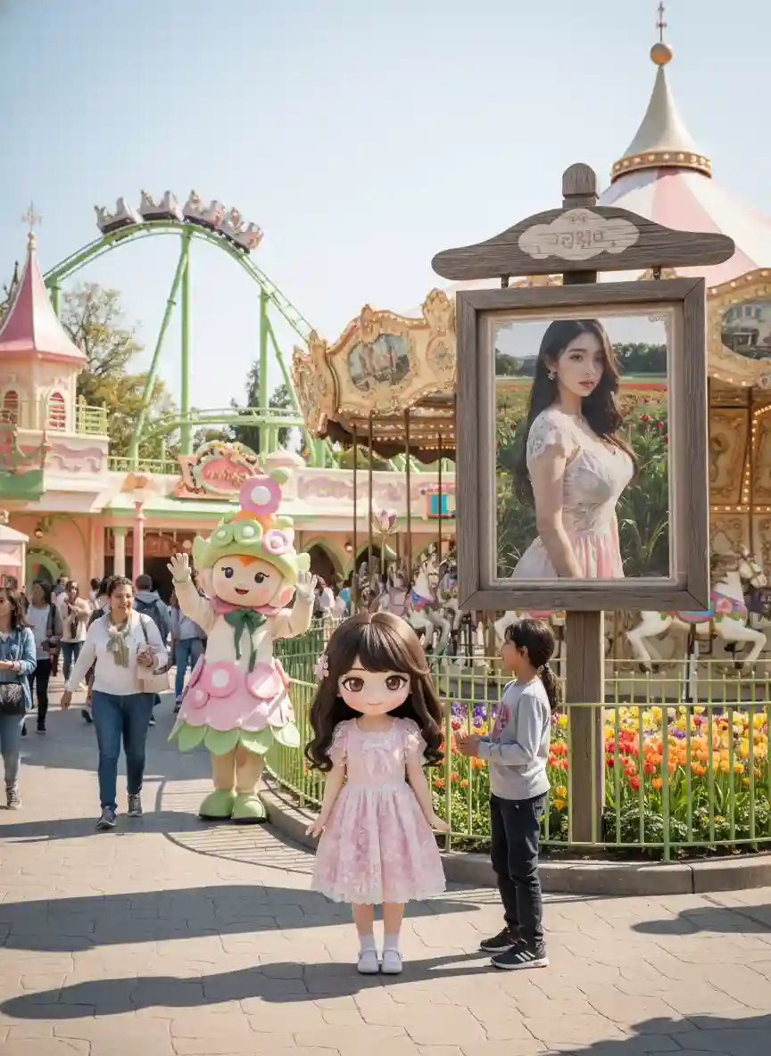 Parque Temático Chibi — exemple de rendu chibi