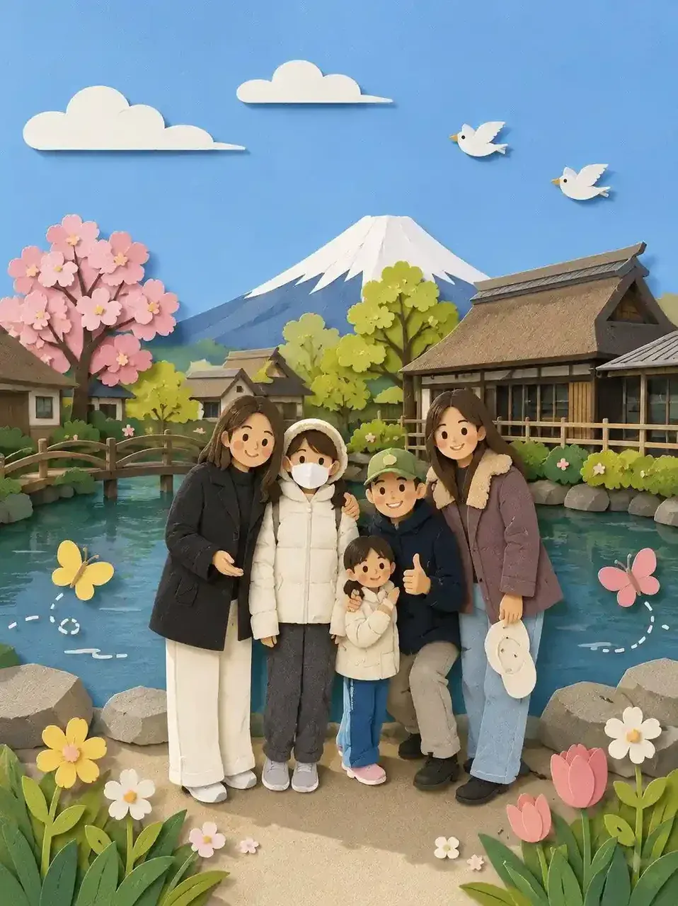 Paper Craft Cute Recreation — chibi art sample