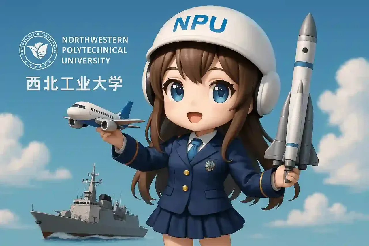 Personificación de Universidad en Estilo Chibi 3D — ejemplo de arte chibi