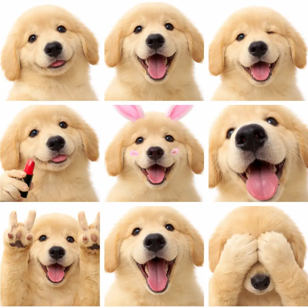 Pet Selfie Emoji — chibi art sample