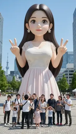 Giant Chibi in Tokyo