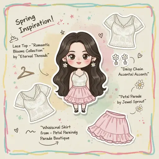 Chibi Fashion Moodboard