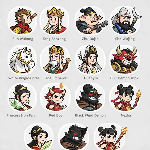 西遊記アバターグリッド
