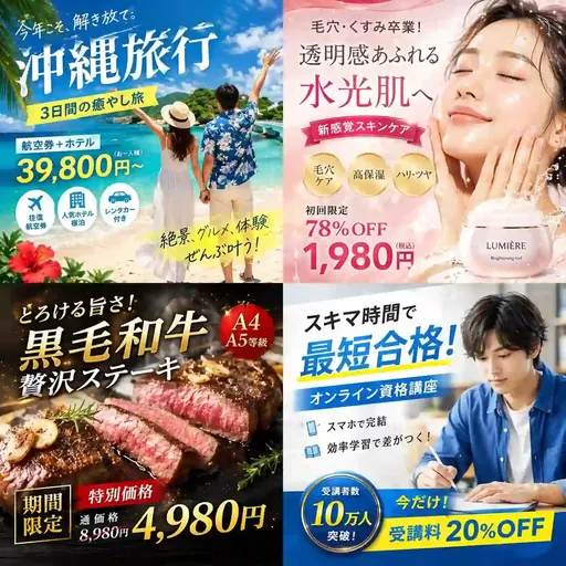 日本2x2広告バナー